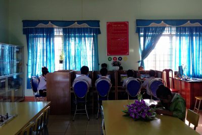 Một số hình ảnh về hoạt động của Thư viện trường THCS Trần Phú